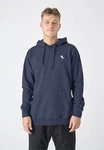 Cleptomanicx Kapuzensweatshirt Hooded Embro Gull 2 blau/meliert