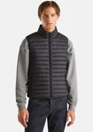 United Colors of Benetton Steppweste mit Zipper-Taschen Dunkelgrau/Dunkelblau/Hellgrau/Grau/Schwarz