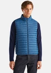 United Colors of Benetton Steppweste mit Zipper-Taschen Blau/Hellblau/Dunkelblau