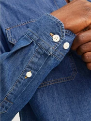 Jack & Jones Hemd JJETravis Blau/Dunkelblau/Hellblau