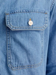 Jack & Jones Hemd JJETravis Hellblau/Blau