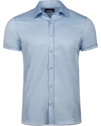 Cipo & Baxx Businesshemd CH166 Regular Fit Langarm Light Blue