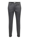 ONLY & SONS Chinohose Chino Hose Slim Fit Reißverschluss Seitentaschen (8043) Schwarz (8043-2)