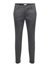 Chinohose Chino Hose Slim Fit Reiverschluss Seitentaschen 8043 in Schwarz-2
