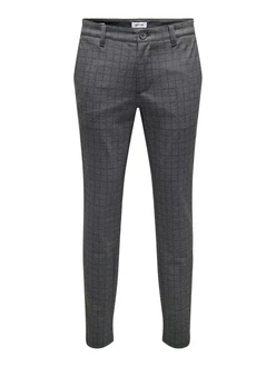 ONLY & SONS Chinohose Chino Hose Slim Fit Reißverschluss Seitentaschen (8043)