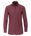 CASAMODA Langarmhemd Comfort Fit Dunkelrot/Rot/Bordeaux