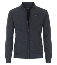 CASAMODA Sweatjacke Dunkelblau/Dunkelgrau/Grau