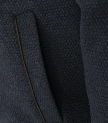 CASAMODA Sweatjacke Dunkelblau/Dunkelgrau/Grau