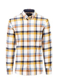 Fynch-Hatton T-Shirt Langarmhemd Kentkragen