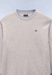 Napapijri Pullover DAIN Grau/Beige/Khaki/Rosa