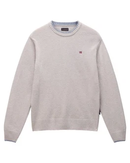 Napapijri Pullover DAIN Grau/Beige/Khaki/Rosa