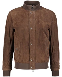 Blouson Herren Bomberjacke aus Wildleder (1-St)