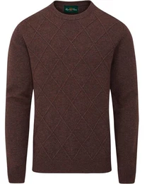 Strickpullover Rundhals-Pullover