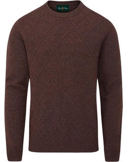 Alan Paine Strickpullover Rundhals-Pullover