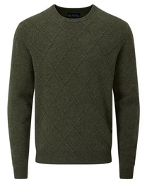 Strickpullover Rundhals-Pullover
