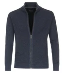 CASAMODA Strickjacke Dunkelblau/Grau