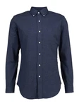 Polo Ralph Lauren Langarmhemd Custom Fit Dunkelblau/Hellblau/Blau