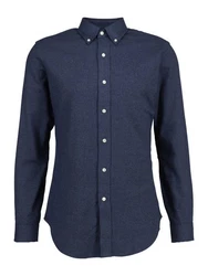 Polo Ralph Lauren Langarmhemd Custom Fit Dunkelblau/Hellblau/Blau