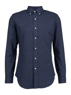 Polo Ralph Lauren Langarmhemd Custom Fit Dunkelblau/Hellblau/Blau