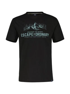 LERROS T-Shirt Schwarz/Grün/Dunkelgrün/Türkis