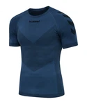 hummel T-Shirt FIRST SEAMLESS JERSEY (5128) Hellblau/Blau/Dunkelblau