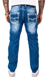 Rock Creek Straight-Jeans Herren RC-2268 Blau (RC-2268)