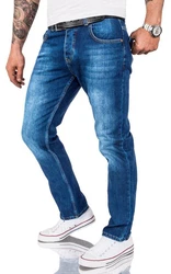 Rock Creek Straight Jeans Herren RC-3120A Hellblau (RC-3120A)