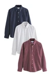 Next Langarmhemd Oxfordhemd Rot/Hellblau/Mischfarben/Dunkelrot/Lila/Dunkelblau Next Langarmhemd Oxfordhemd Rot/Hellblau/Mischfarben/Dunkelrot/Lila/Dunkelblau