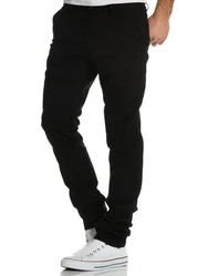 REPUBLIX Chinohose Regular Slim-Fit ANDREW (Jeans Hose) Schwarz/Khaki