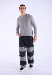 Denim House Relax-fit-Jeans Lässige Designer Baggy Jeans Relaxed Fit HIP HOP Schwarz