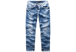 Amaci&Sons Stretch-Jeans Columbus Herren Regular Slim Denim Hose 