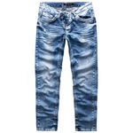 Amaci&Sons Stretch-Jeans Columbus Herren Regular Slim Denim Hose 