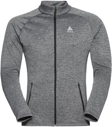 Odlo Fleecejacke Mid layer full zip TENCIA Dunkelgrau/Hellgrau/Grau