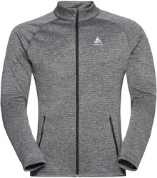 Odlo Fleecejacke Mid layer full zip TENCIA Dunkelgrau/Hellgrau/Grau
