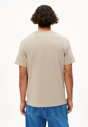 Armedangels T-Shirt MAARKOS Beige/Khaki/Braun