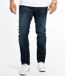 Regular-fit-Jeans Herren Jeans Regular Fit Dunkelblau LL-316