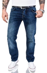 Rock Creek Straight-Jeans Herren RC-2140 Dunkelblau (RC-2140)