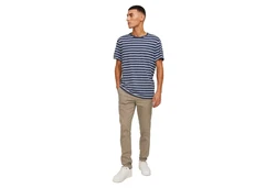 Jack & Jones Chinohose JJIMacro JJDave Khaki/Beige/Hellblau