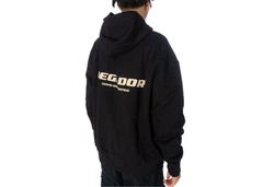 Pegador Sweatjacke PGDR Cole Logo Oversized Schwarz/Beige