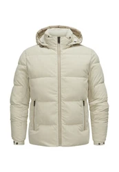Milestone Steppjacke MSCordoba mit Logo Badge Beige/Khaki