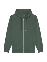 Marc O'Polo Kapuzensweatshirt Heavy Jersey Dunkelgrün/Grün