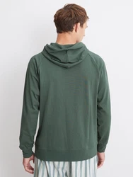 Marc O'Polo Kapuzensweatshirt Heavy Jersey Dunkelgrün/Grün