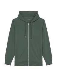 Marc O'Polo Kapuzensweatshirt Heavy Jersey Dunkelgrün/Grün