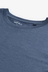 Next Essential T-Shirt mit Rundhalsausschnitt Grau/Dunkelblau/Blau
