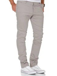 Amaci&Sons Herren Slim Fit Chino Hose Jeans 7100 Khaki