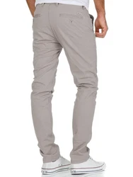 Amaci&Sons Herren Slim Fit Chino Hose Jeans 7100 Khaki