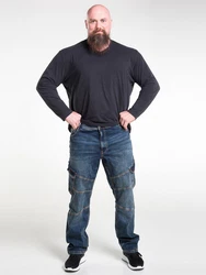 Mill&Tailor Cargojeans 6 Pocket Style Denim Regular Straight-Cut 