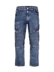 Mill&Tailor Cargojeans 6 Pocket Style Denim Regular Straight-Cut 