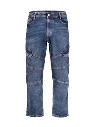 Cargojeans 6 Pocket Style Denim regular Straight-Cut