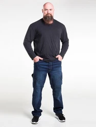 Mill&Tailor Cargojeans 6 Pocket Style Denim Regular Straight-Cut Blau/Dunkelblau/Hellblau